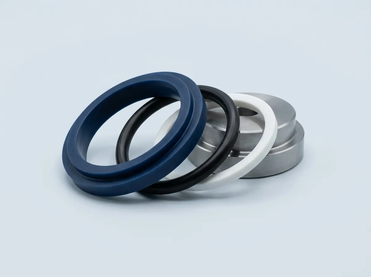 Representative view of hydraulic cylinder static seals